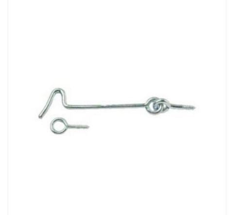 Gate Hook and Eye BZP Steel 75mm - Secure Your Gates
