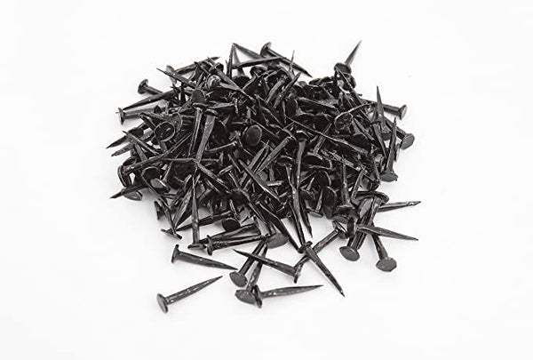 Upholstery Gimp Pins - Challenge Black 20mm Tacks 100g FS40449
