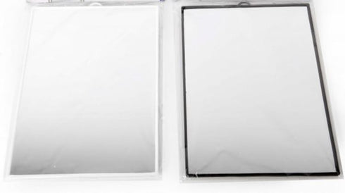 ASSORTED COLOUR STANDING FACE MIRROR APX 18 X 24 CM. JL5567