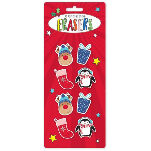 Christmas Stocking Erasers - Perfect Party Bag Fillers | TA8214