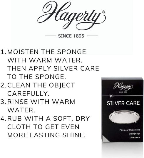Silver Care Polish - HAGERTY SILVER CARE 185G with Anti-Tarnish