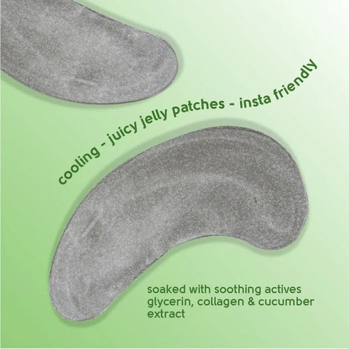 FACE FACTS SOOTHE PUFFY TIRED EYES GEL EYE PATCHES - COLLAGEN & CUCUMBER. 82138-150
