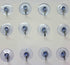 12 X GLASS WINDOWS SUCKER VACUUM SUCTION HOOKS. Z98393