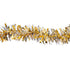 MISTER TINSEL CHRISTMAS DECORATTION VALUE GOLD AND SILVER TINSEL 2M X 100MM. MT/100B/22