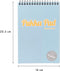 PUKKA PAD PASTEL REPORTER’S PAD ASSORTED SINGLE 80 SHEETS OF 8MM FEINT RULED 80GSM PAPER. 2016-PST