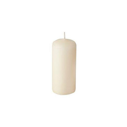 PACK OF 10 CREAM PILLAR CANDLES 40 X 90 MM. PS17912