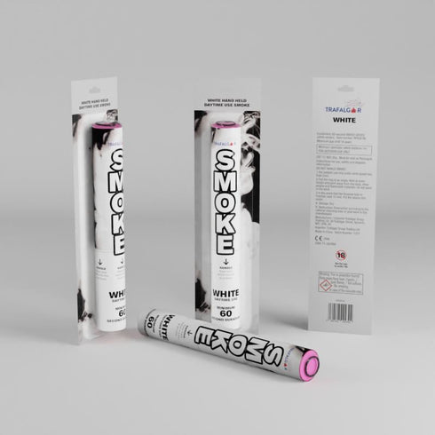 White Smoke Grenade - TRAFALGAR Handheld Daytime Smoke CR-RPS001W