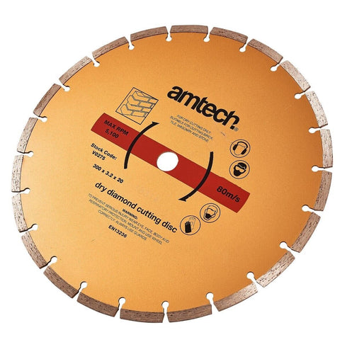 Diamond Cutting Disc 300mm - AMTECH AMV0275 High Precision