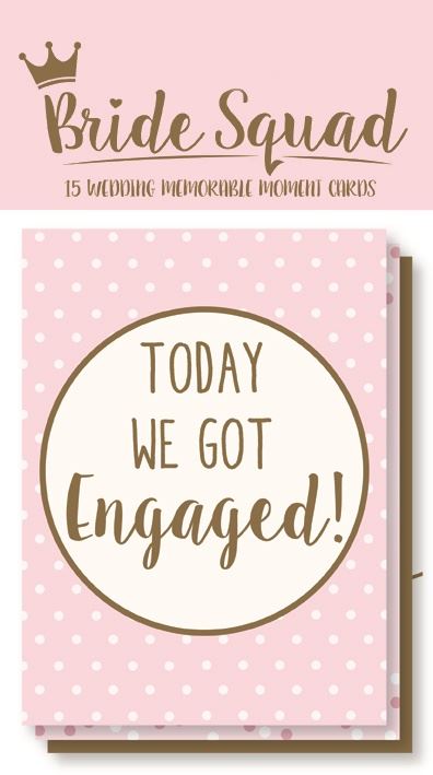 15 WEDDING MOMENT CARDS. EW22752