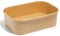 GRAB & GO BROWN PAPER RECTANGLE FOOD CONTAINER 35OZ / 1000ML 50/PK. 11051.100