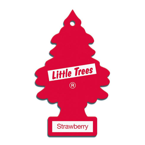 LITTLE TREES CAR AIR FRESHENER - STRAWBERRY. MTR0013