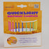 QUICKLIGHT MAGICAL CHAIN ASSORTED COLOUR CANDLE. CR-93214