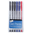 Gel Pens Set - 6 Pack Blue, Red, Black | T1225 Writing Essentials
