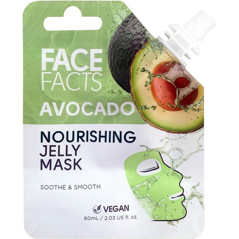 FACE FACTS AVOCADO NOURISHING JELLY MASK 60ML. 27658-150