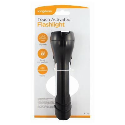 Touch Activated Flashlight - KINGAVON RT190, 60 Lumens