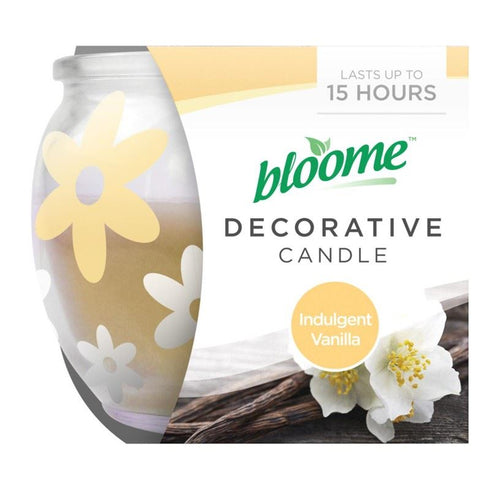 BLOOME DECORATIVE FRAGRANCED SLEEVECANDLE INDULGENT VANILLA. OL316162