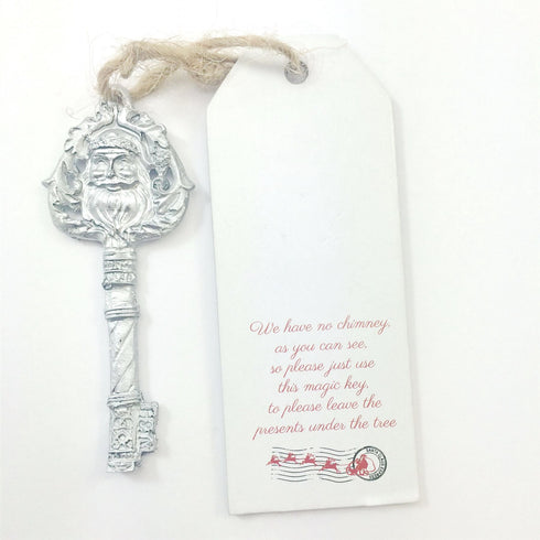 DELUXE FATHER CHRISTMAS SANTA MAGIC FRONT DOOR KEY NO CHIMNEY....NO PROBLEM XMN0634. XM1850