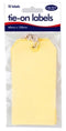 Manila Tie On Labels - COUNTY 10 Pack C158 Secure Tagging