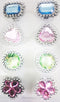 Princess Gem Rings - 8 Pack Plastic Toy for Girls DGI0859A
