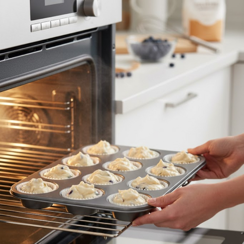 CHEF AID 12 CUP SHALLOW BUN TIN. 10E10285
