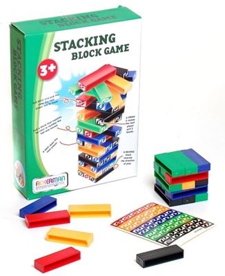 ACTION GAMES STACKING TOWER. D10251