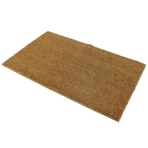 Coir Door Mat - JVC Plain PVC Backed 40x70cm 02-242