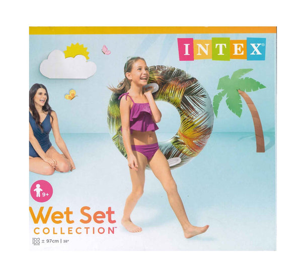 Tropical Pool Float - INTEX 38 Inch Inflatable with Handle TY6824