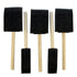 PACK OF 5 ASSORTED SIZE FOAM CRAFTING BRUSHES. AR0025