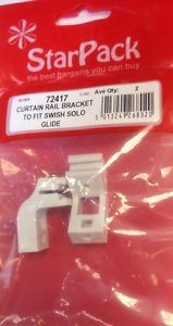 Swish Curtain Bracket - STAR PACK 2 for Solo Glide 72417