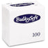 BULKY SOFT 2PLY 8 FOLD NAPKINS 40CM X 40CM 100/PK - WHITE. 32042