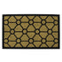 Geometric Door Mat - JVL Woven Tuffscrape Scraper 45x75cm