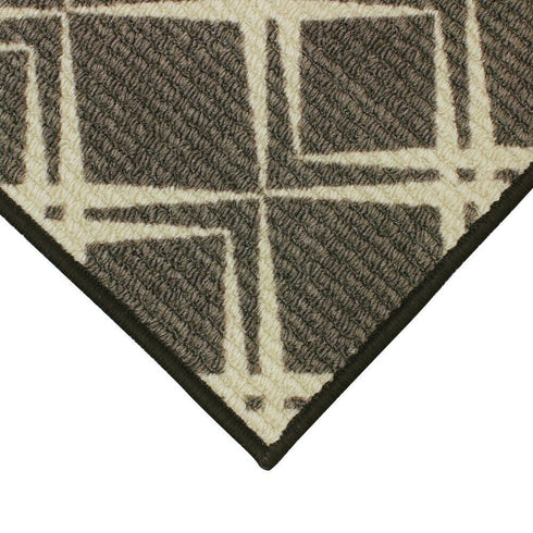 Washable Door Mat - JVL Fiora Latex Backed, 44x75cm Assorted Designs