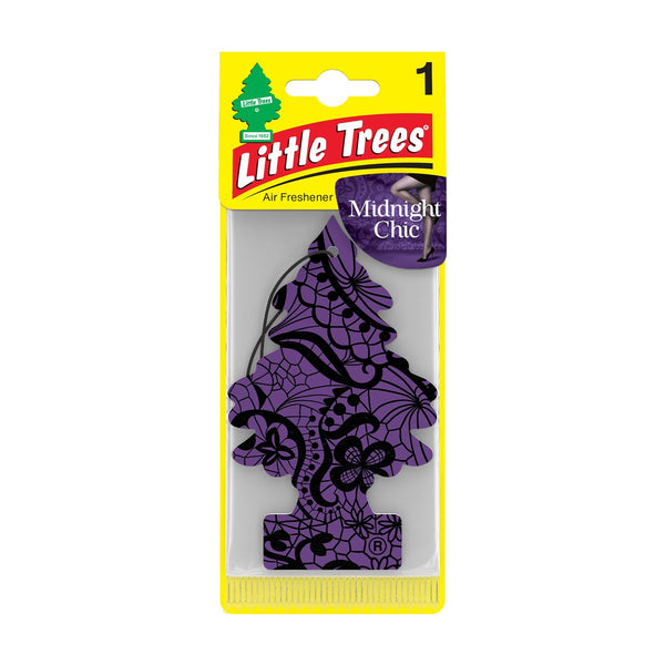 LITTLE TREES CAR AIR FRESHENER - MIDNIGHT CHIC. MTR0075
