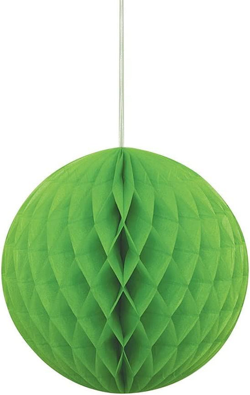 Lime Green Honeycomb Pom Pom 8 Inch - UNI64254 Party Decor