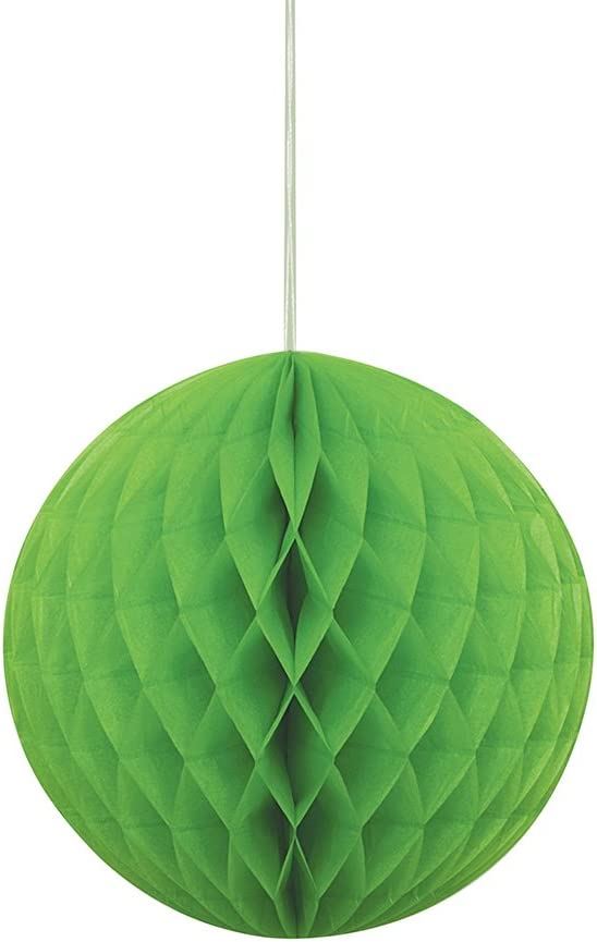 Lime Green Honeycomb Pom Pom 8 Inch - UNI64254 Party Decor