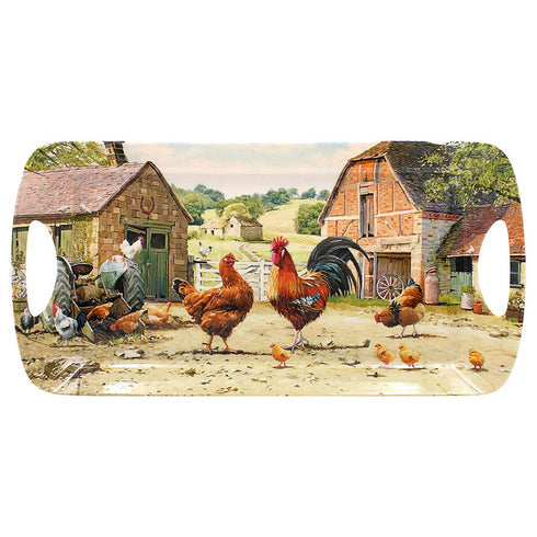 COCKEREL & HEN TRAY MEDIUM. LP95956