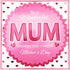 31CM MUM CARDS WITH GLITTER HEARTS. 19248