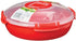 SISTEMA ROUND MICROWAVE DISH RED 1.3 LITTER. SIS1118