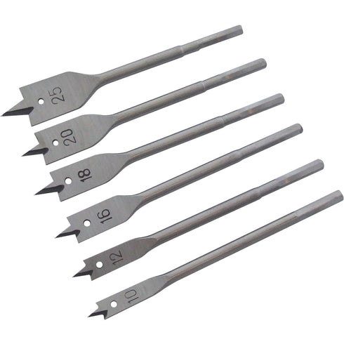 Metric Drill Bit Set - AM-TECH 6PC for Soft/Hard Wood F1400