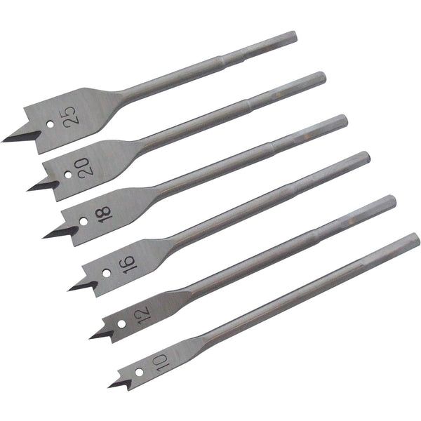 Metric Drill Bit Set - AM-TECH 6PC for Soft/Hard Wood F1400