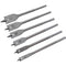 Metric Drill Bit Set - AM-TECH 6PC for Soft/Hard Wood F1400