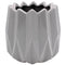 Geometric Plant Pot - Stylish Grey Small Size | LP47870