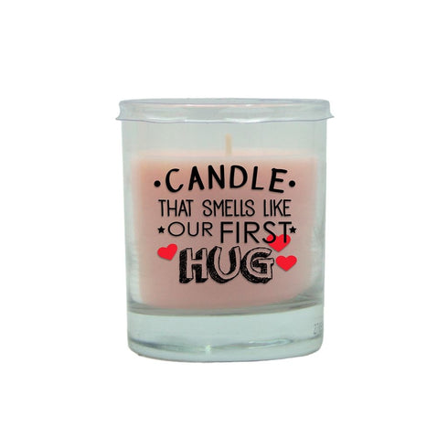 LUMAR AROMATIC CHERRY CAKE SCENTED HUG GLASS CANDLE JAR. PS109347