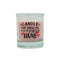 LUMAR AROMATIC CHERRY CAKE SCENTED HUG GLASS CANDLE JAR. PS109347