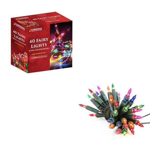 40 FAIRY LIGHTS - MULTI COLOUR. BML75690
