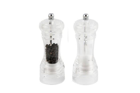 Acrylic Salt Pepper Mill Set 14cm - Elegant Dining AP4217