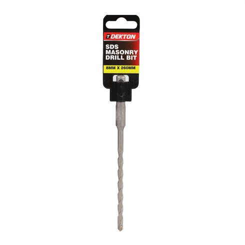 DEKTON SDS MASONRY DRILL BIT 8MM X 260MM. DT80012