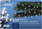 CHRISTMAS WORKSHOP 100 BRIGHT WHITE CHASER LED LIGHTS. 77320