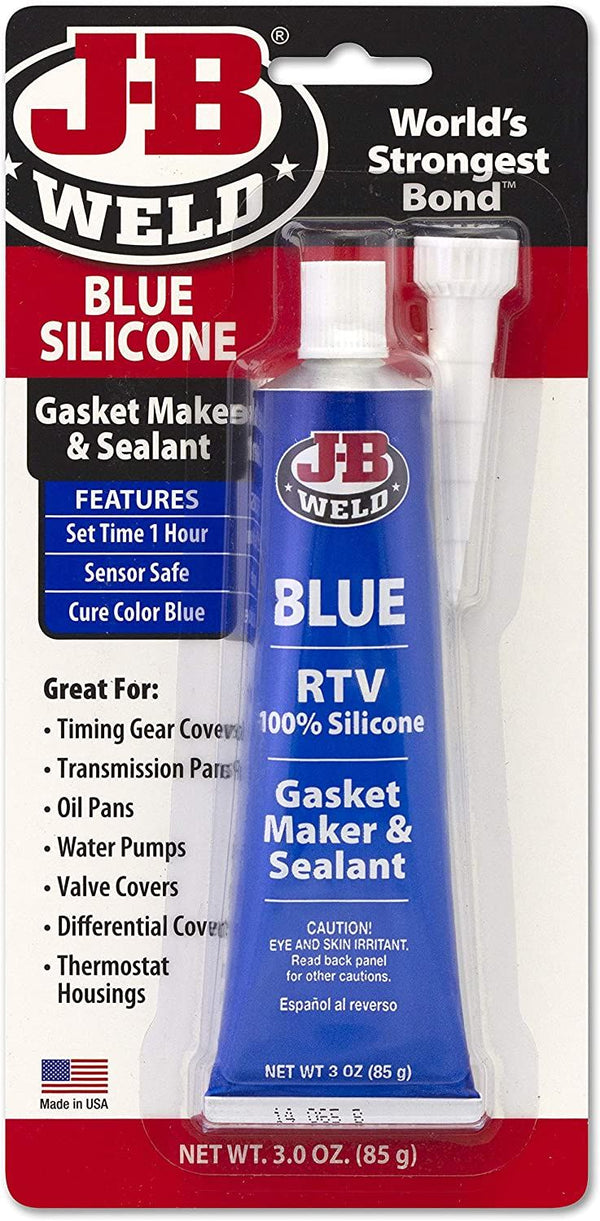 RTV Silicone Sealant - JB Weld Gasket Maker Blue 85g 31316UK