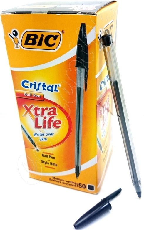BIC Black Pens 50-Pack - Reliable Writing Essentials